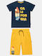 Kids' Set with Shorts Summer 2pcs Yellow Five Star