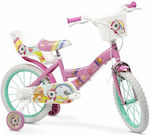 Toimsa 16" Kinder Fahrrad Stadt Rosa