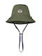 Buff Kids' Bucket Fabric Hat Play Booney Green