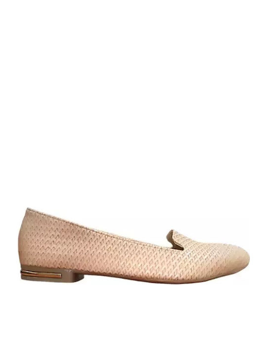 Damen Ballerinas in Beige Farbe