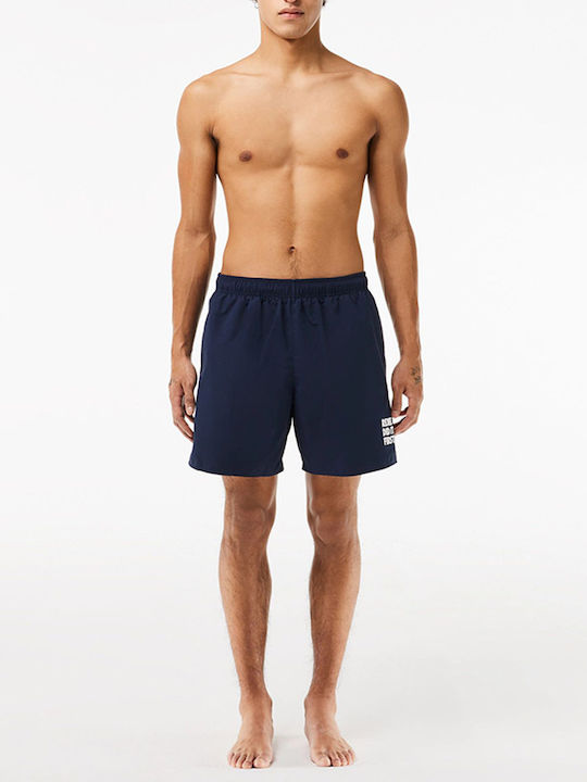 Lacoste Herren Badebekleidung Shorts Navyblue