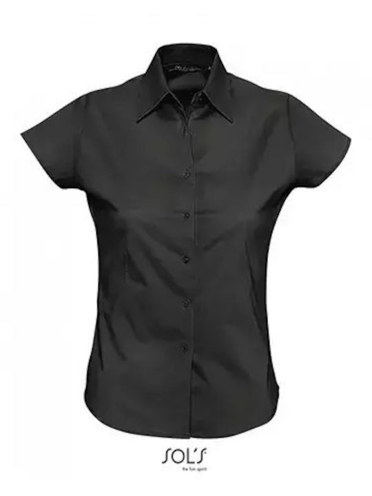 Excess Women's Short Sleeve Shirt Black