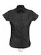 Excess Women's Short Sleeve Shirt Black