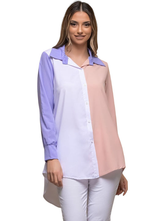 Women's Long Sleeve Shirt Colorful