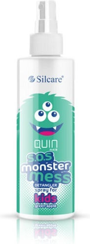 Silcare Quin Hair Sos Monster Mess Spray de descurcare pentru păr, ușurând pieptănarea părului la copii, 200ml
