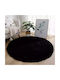 Rug Round Blacksky (black)