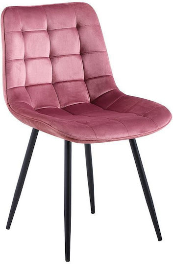 Chairs Dining Room Myriam 50x58x83cm 6pcs Dirty Pink