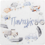 Christening Favor with Coaster