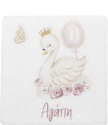 Christening Favor with Coaster