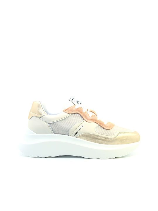 Ambitious Femei Anatomici Chunky Sneakers Gold / Offwhite