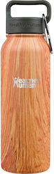 Gesunde Human Stein Flasche 621ml Naturholz