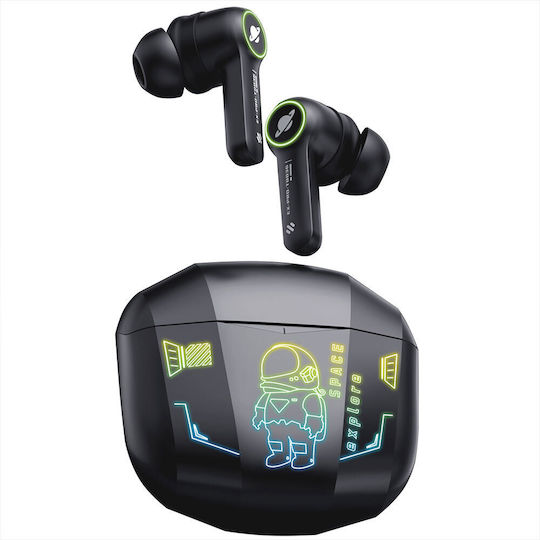 Onikuma T36 In-ear Bluetooth Handsfree Ακουστικά με Θήκη Φόρτισης Μαύρα