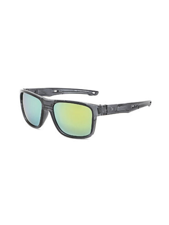 V-store Sonnenbrillen mit Gray Rahmen und Grün Spiegel Linse 20.543GREEN