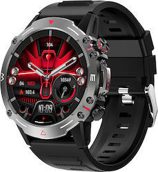 XO J7 Smartwatch με Παλμογράφο (Μαύρο)