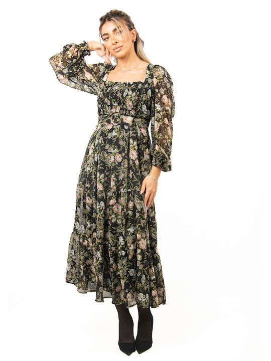 Chiffon Floral Dress