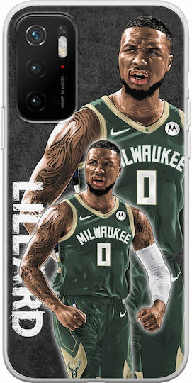 Nba Stars - Damian Lillard Задна корица Силикон Многоцветен (Poco M3 Pro)