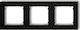 Karlik Switch Frame in Black Color 12MR-3