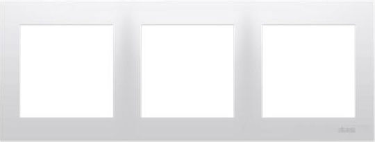 Kontakt-Simon Switch Frame Vertical and Horizontal Installation in White Color DR3/11