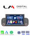 LM Digital Car Audio System for Fiat Panda 2012 > 2021 (Bluetooth/USB/WiFi/GPS/Android-Auto)