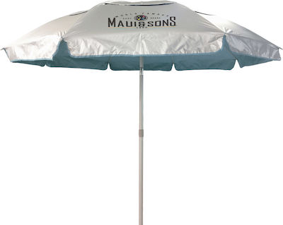 Milwaukee Maui & Sons 1928 Formă în U Umbrelă de Plajă Aluminiu cu Diametru de 2.2m cu Ventilație Clear Sky