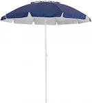 Bizzotto Caracas Foldable Beach Umbrella Diameter 2m Blue