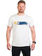 Northfinder Men's Hiking T-shirt Dusty Tr-3956or White