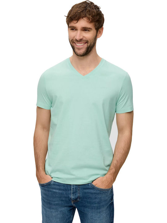 S.Oliver T-shirt Bărbătesc cu Mânecă Scurtă Verde