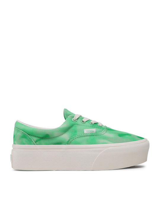 Vans Era Stackform Flatforms Sneakers Tonal Green VN0A5JLZGRN