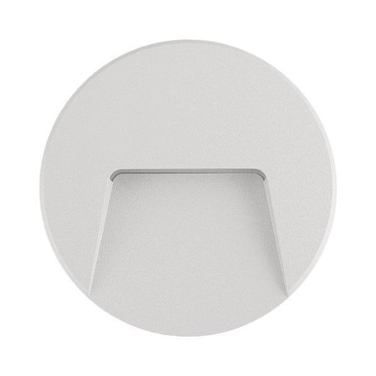 Eurolamp Wall-Mounted Outdoor Ceiling Lamp LED IP65 3W with Natural White Light 13.5x13.5x3.2cm