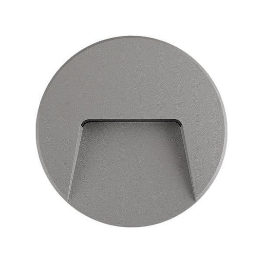 Eurolamp Επιτοίχια Εξωτερική Πλαφονιέρα LED IP65 3W με Φυσικό Λευκό Φως