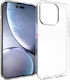 eSTUFF Infinite Back Cover Silicone Transparent (iPhone 14 Pro)