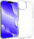 eSTUFF Infinite Back Cover Σιλικόνης Διάφανο (iPhone 14)
