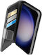 Cellular Line Buchen Sie Synthetisches Leder Schwarz (Galaxy S24+)