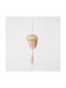 Hanging Pine Plastic Gold with Glitter 20cm