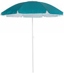 Bizzotto Syros Foldable Beach Umbrella Diameter 1.8m Turquoise