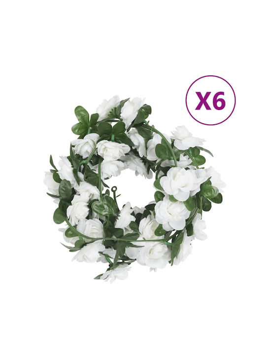 vidaXL Christmas Decorative Flower 6pcs