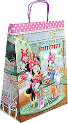 Disney Paper Bag for Gift with Theme "Minnie" Multicolored 40x14x32cm.