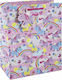 12 Seasons Paper Bag for Gift with Theme "Unicorns" Multicolored 26.5x14x33cm.