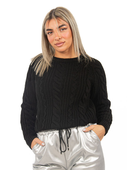 Black Knitted Sweater