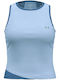 Under Armour Women's Athletic Blouse Sleeveless Light Blue
