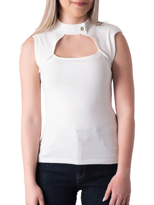 Liu Jo Γυναικεία Μπλούζα Star White