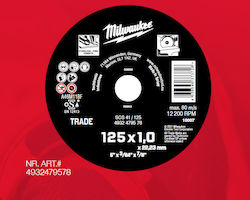 Milwaukee Trade Δίσκος Κοπής Μετάλλου 125mm