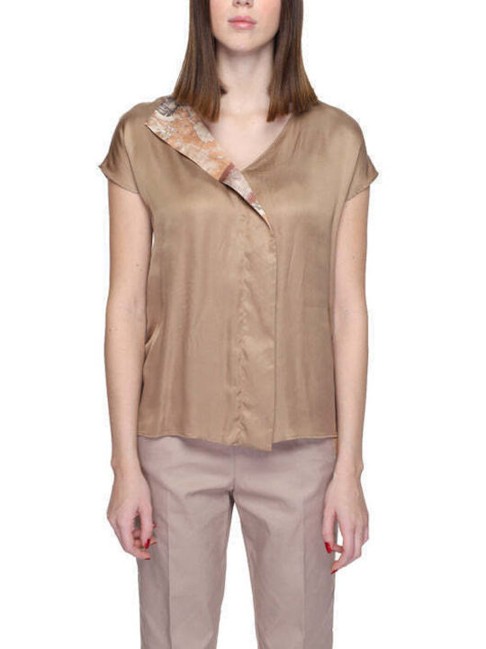 Martini Damen Sommer Bluse Beige