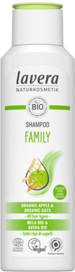 Lavera Organic Apple & Organic Oatmeal Shampoos Reconstruction/Nourishment & Hydration 250ml