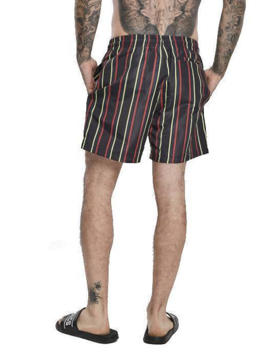 Costume De Baie Bărbați Pantaloni Scurți Midnightnavy Cu Dungi