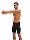 Speedo Men's Racing Jammer Swimsuit Black