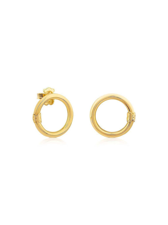 Tous Earrings made of Silver Gold Plated