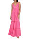 Dress Only Onldaisy Holly Strap Maxi Wvn 15319110-giz Fizz Viva Magenta Women's