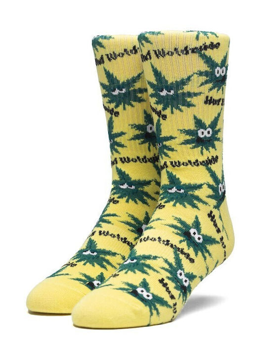 HUF Plantlife Herren Socken Aurora yellow 1Pack
