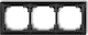 Elgotech Switch Frame Vertical and Horizontal Installation in Black Color 12DRSO-3